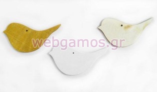 Ξύλινο Κουτί Ευχών βάπτισης πουλάκια (853508)