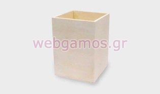 Ξύλινη Μολυβοθήκη τετράγωνη (0519336)