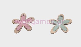 Ξύλινο Διακοσμητικό λουλούδι (0519502)