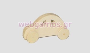 Ξύλινο Αυτοκινητάκι με ρόδες (0519531)