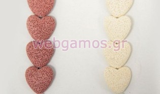 Φυσική Χάντρα λάβα καρδιά (0519582)