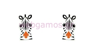 Ξύλινη Ζέβρα μικρή (0519650)