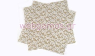 Λινάτσα με δαντέλα (0527154)