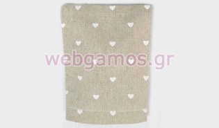 Πουγκί με λευκή καρδιά (0527166)