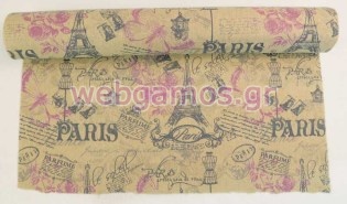 Ρολό Καραβόπανο Paris ροζ 48 εκ (0527195)