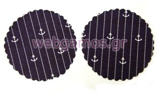 Πανάκι Ναυτικό με άγκυρες 12 εκ (0527234)