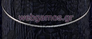 Στέφανα Γάμου ασημένια (057)