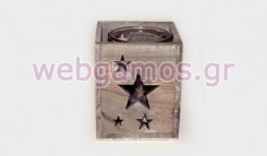 Τετράγωνο Κηροπήγειο με αστέρια (0619013)