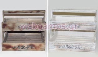 Ξύλινη Εταζέρα διώροφη (0619040)