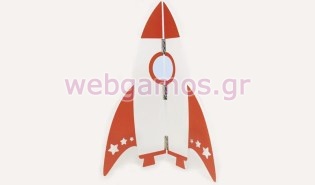 Ξυλινος πυραυλος σταντ ή ράφι (0621265)