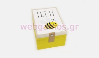 Ξύλινο Κουτί μελισσούλα 10,5 εκ (0621276)