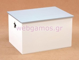 Ξύλινο Μπαούλο Βάπτισης Απλό (07001)