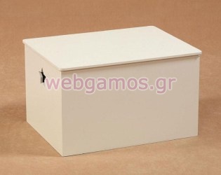 Ξύλινο Μπαούλο Βάπτισης Απλό (07001)