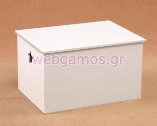 Ξύλινο Μπαούλο Βάπτισης Απλό (07001)