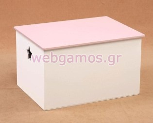 Ξύλινο Μπαούλο Βάπτισης Απλό (07001)