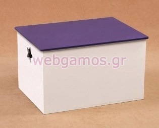 Ξύλινο Μπαούλο Βάπτισης Απλό (07001)