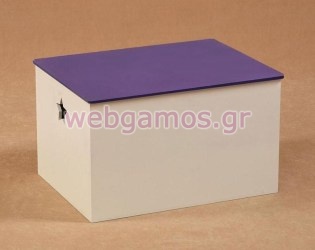 Ξύλινο Μπαούλο Βάπτισης Απλό (07001)