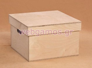 Μπαούλο Βάπτισης Ξύλινο Κουτί (07005)