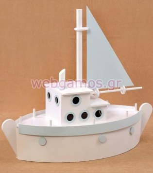 Μπαούλο Βάπτισης καράβι (07-022)