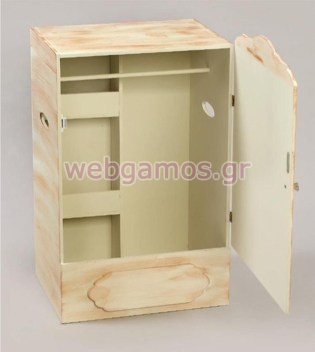 Μπαούλο Βάπτισης Ξύλινο Ντουλάπα (07362)