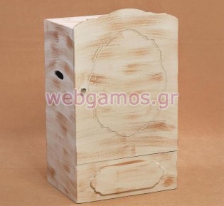 Μπαούλο Βάπτισης Ξύλινο Ντουλάπα (07362)