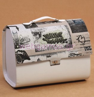 Τσάντα Βάπτισης με Μοτίβα (07402)