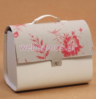 Τσάντα Βάπτισης με Μοτίβα (07402)