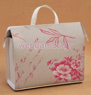 Τσάντα Βάπτισης με Μοτίβα (07407)