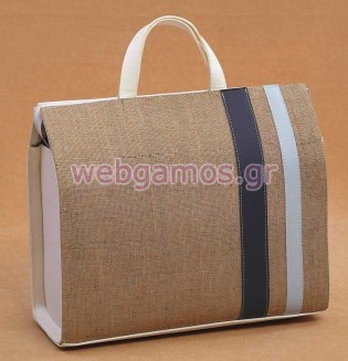 Τσάντα Βάπτισης Δερματίνη (07416)