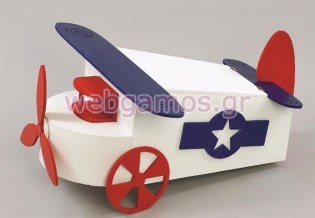 Μπαούλο Βάπτισης αεροπλάνο (07-460)