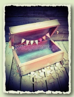 Ξύλινο Κουτί Ευχών βάπτισης (853552)