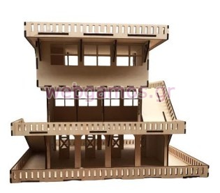 Ξύλινο τριώροφο Πάρκινγκ γκαράζ (101127)