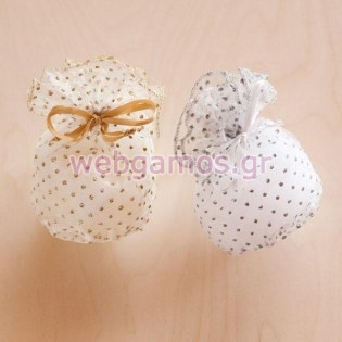 Μπομπονιέρα Γάμου πουγκί (Π0908)