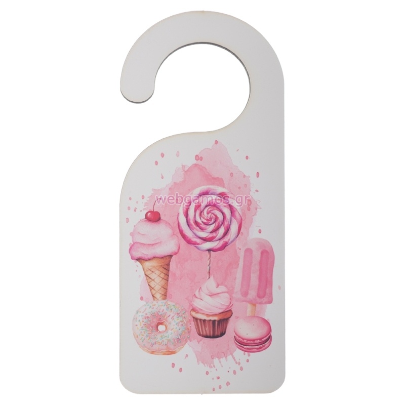 ΞΥΛΙΝΟ ΔΙΑΚΟΣΜΗΤΙΚΟ ΠΟΡΤΑΣ ΓΛΥΚΑ ΡΟΖ ΝΒ419