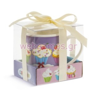 Μπομπονιέρα Κούπα Cupcakes (zrx4)