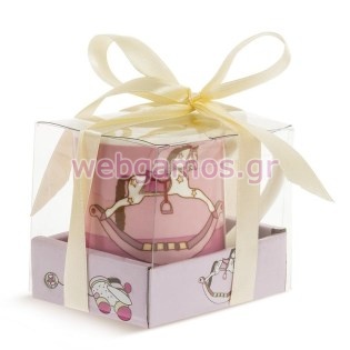 Μπομπονιέρα Κούπα αλογάκι (zrx5)