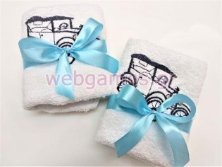 Μπομπονιέρα Πετσέτα αυτοκίνητο αντίκα (tow5019)