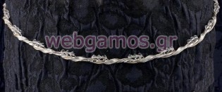 Στέφανα Γάμου ασημένια (109)