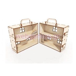 Πασχαλινή λαμπάδα κουκλόσπιτο βαλίτσα (23315669)