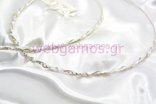 Στέφανα Γάμου ασημένια (118)