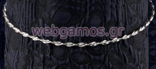 Στέφανα Γάμου ασημένια (126)