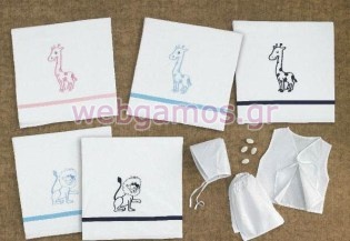 Λαδόπανα Βάπτισης ζωάκια (1304)