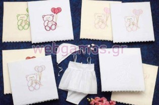 Λαδόπανα Βάπτισης αρκουδάκι (1324)