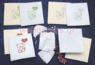 Λαδόπανα Βάπτισης αρκουδάκι (1324)