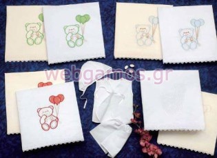 Λαδόπανα Βάπτισης αρκουδάκι (1324)