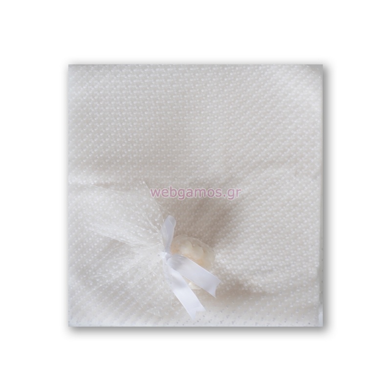 ΤΟΥΛΙ ΠΟΥΑ ΕΚΡΟΥ 38*38εκ 40813-102