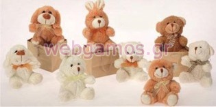 Μπομπονιέρα Λούτρινα ζωάκια (14155)