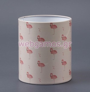 Μπομπονιέρα Βάπτισης μολυβοθήκη φλαμίνγκο (Ε274)