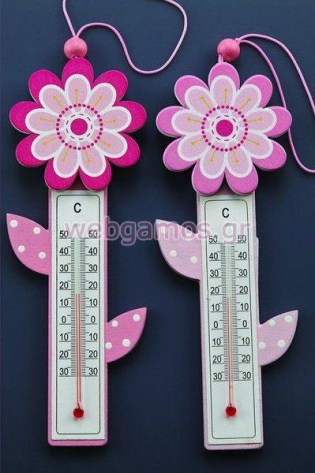 Μπομπονιέρα Θερμόμετρο μαργαρίτα (13Ε8696)