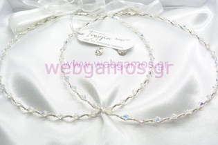 Στέφανα Γάμου ασημένια (173)